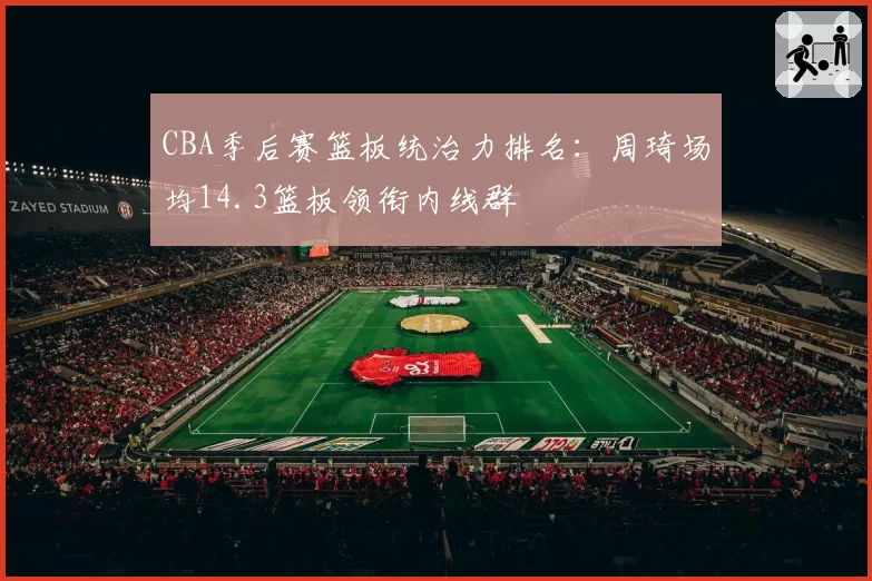CBA季后赛篮板统治力排名：周琦场均14.3篮板领衔内线群