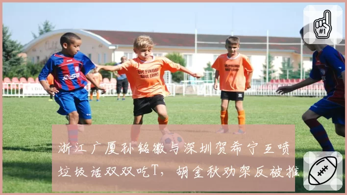 浙江广厦孙铭徽与深圳贺希宁互喷垃圾话双双吃T，胡金秋劝架反被推搡冲突升级？