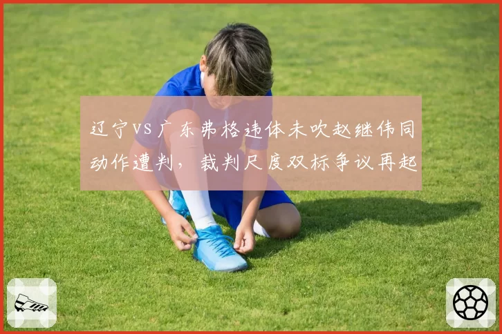 辽宁vs广东弗格违体未吹赵继伟同动作遭判，裁判尺度双标争议再起